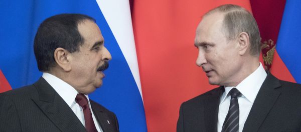 Vladimir Putin meets with King Hamad bin Isa Al Khalifa of Bahrain. File photo Vladimir Putin meets with King Hamad bin Isa Al Khalifa of Bahrain. File photo - Sputnik International