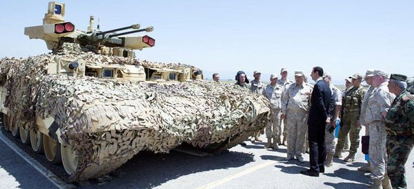 Syria's President Bashar al-Assad visits a Russian air base at Hmeymim, in western Syria in this handout picture posted on SANA on June 27, 2017, Syria. Syria's President Bashar al-Assad visits a Russian air base at Hmeymim, in western Syria in this handout picture posted on SANA on June 27, 2017, Syria. - Sputnik International