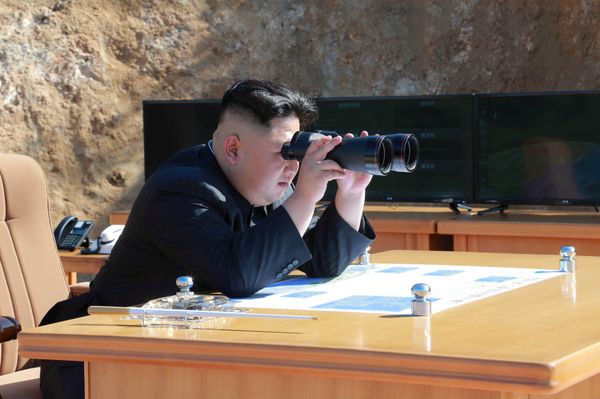 North Korean Leader Kim Jong Un looks on during the test-fire of inter-continental ballistic missile Hwasong-14 in this undated photo released by North Korea's Korean Central News Agency (KCNA) in Pyongyang, July, 4 2017. North Korean Leader Kim Jong Un looks on during the test-fire of inter-continental ballistic missile Hwasong-14 in this undated photo released by North Korea's Korean Central News Agency (KCNA) in Pyongyang, July, 4 2017. - Sputnik International