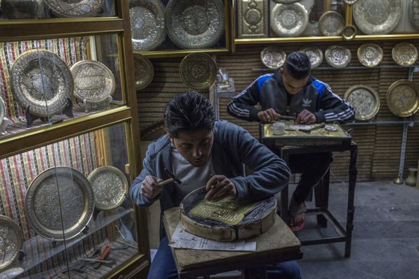 Craftsmen at work, Damascus. - Sputnik International