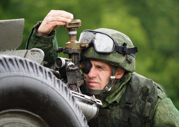 Serviceman of the Russian Airborne Forces Serviceman of the Russian Airborne Forces - Sputnik International