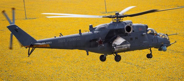 Russian Special Forces Mi-35M Helicopters Take Part in Drill Russian Special Forces Mi-35M Helicopters Take Part in Drill - Sputnik International
