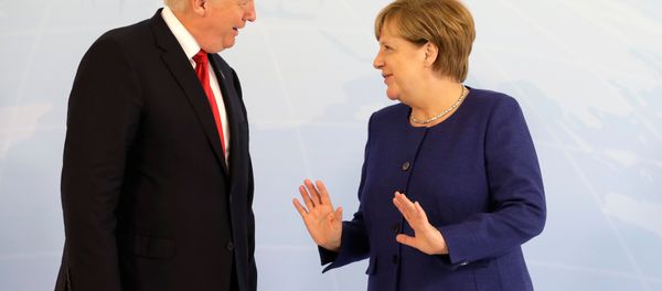 German Chancellor Angela Merkel meets U.S. President Donald Trump on the eve of the G-20 summit in Hamburg, Germany, July 6, 2017 German Chancellor Angela Merkel meets U.S. President Donald Trump on the eve of the G-20 summit in Hamburg, Germany, July 6, 2017 - Sputnik International