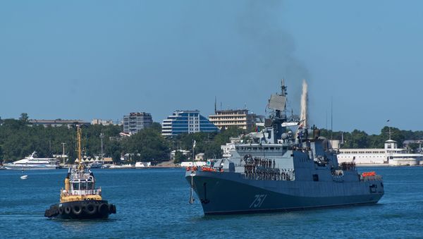 The Black Sea Fleet's new frigate Admiral Essen has arrived in Sevastopol following combat operations near the coast of Syria The Black Sea Fleet's new frigate Admiral Essen has arrived in Sevastopol following combat operations near the coast of Syria - Sputnik International