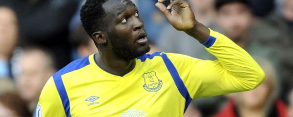 In this Saturday, Oct. 15, 2016 file photo, Everton's Romelu Lukaku celebrates after scoring during the English Premier League soccer match between Manchester City and Everton at the Etihad Stadium in Manchester, England. - Sputnik International