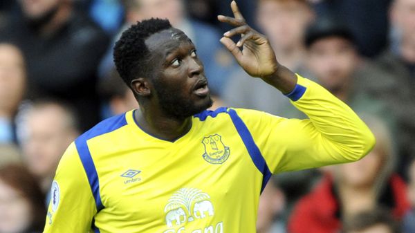 In this Saturday, Oct. 15, 2016 file photo, Everton's Romelu Lukaku celebrates after scoring during the English Premier League soccer match between Manchester City and Everton at the Etihad Stadium in Manchester, England.  - Sputnik International