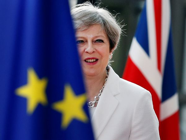 British Prime Minister Theresa May arrives at the EU summit in Brussels, Belgium, June 23, 2017. British Prime Minister Theresa May arrives at the EU summit in Brussels, Belgium, June 23, 2017. - Sputnik International