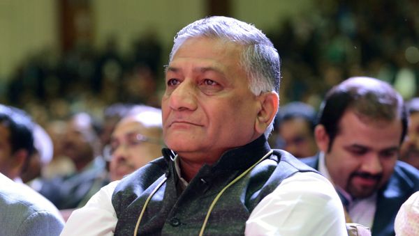 Indian Union Minister of State for External Affairs and retired army general V.K. Singh - Sputnik International