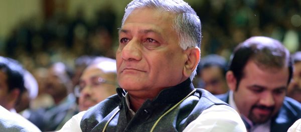 Indian Union Minister of State for External Affairs and retired army general V.K. Singh Indian Union Minister of State for External Affairs and retired army general V.K. Singh - Sputnik International