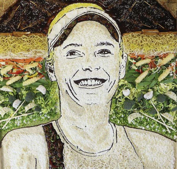 Caroline Teriyaki (Caroline Wozniaki) consists of noodles, chicken teriyaki, wok-fried veg and a sprinkling of sesame seeds. Online food ordering platform, hungryhouse.co.uk serves up ace takeaway food art for Wimbledon Caroline Teriyaki (Caroline Wozniaki) consists of noodles, chicken teriyaki, wok-fried veg and a sprinkling of sesame seeds. Online food ordering platform, hungryhouse.co.uk serves up ace takeaway food art for Wimbledon - Sputnik International