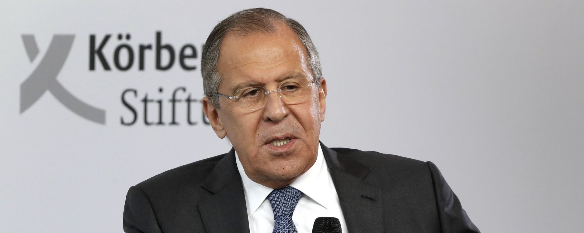Russian Foreign Minister Sergey Lavrov speaks during an event of the Koerber Foundation in Berlin, Germany, Thursday, July 13, 2017 - Sputnik International, 1920, 17.02.2018