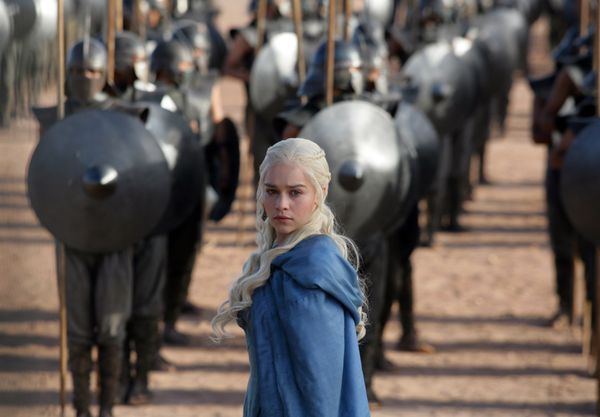 This file publicity image released by HBO shows Emilia Clarke as Daenerys Targaryen in a scene from Game of Thrones. - Sputnik International