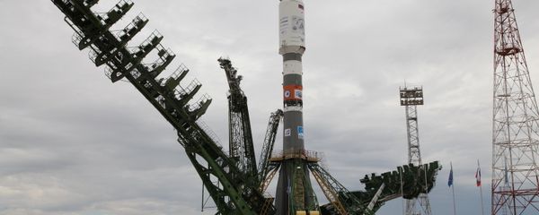 Soyuz-2.1a rocket being moved to a launch pad at the Baikonur Cosmodrome Soyuz-2.1a rocket being moved to a launch pad at the Baikonur Cosmodrome - Sputnik International