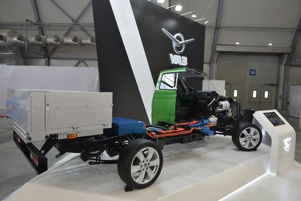Cross section of UAZ's new Profi Hybrid - Sputnik International