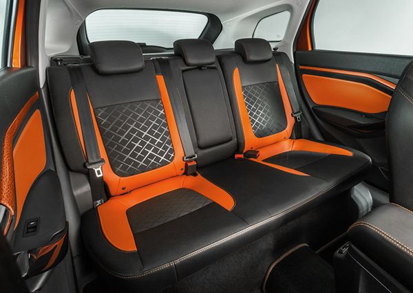 Rear seating in the Lada Vesta SW Cross - Sputnik International