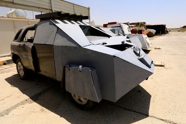 Vehicles used for suicide car bombings, made by Islamic State militants, are seen at Federal Police Headquarters after being confiscated in Mosul, Iraq July 13, 2017 Vehicles used for suicide car bombings, made by Islamic State militants, are seen at Federal Police Headquarters after being confiscated in Mosul, Iraq July 13, 2017 - Sputnik International