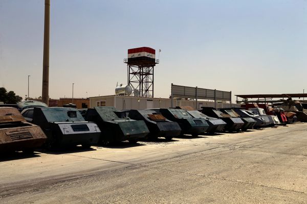 Vehicles used for suicide car bombings, made by Islamic State militants, are seen at Federal Police Headquarters after being confiscated in Mosul, Iraq July 13, 2017 Vehicles used for suicide car bombings, made by Islamic State militants, are seen at Federal Police Headquarters after being confiscated in Mosul, Iraq July 13, 2017 - Sputnik International