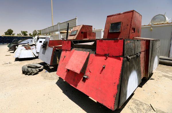 Vehicles used for suicide car bombings, made by Islamic State militants, are seen at Federal Police Headquarters after being confiscated in Mosul, Iraq July 13, 2017 Vehicles used for suicide car bombings, made by Islamic State militants, are seen at Federal Police Headquarters after being confiscated in Mosul, Iraq July 13, 2017 - Sputnik International