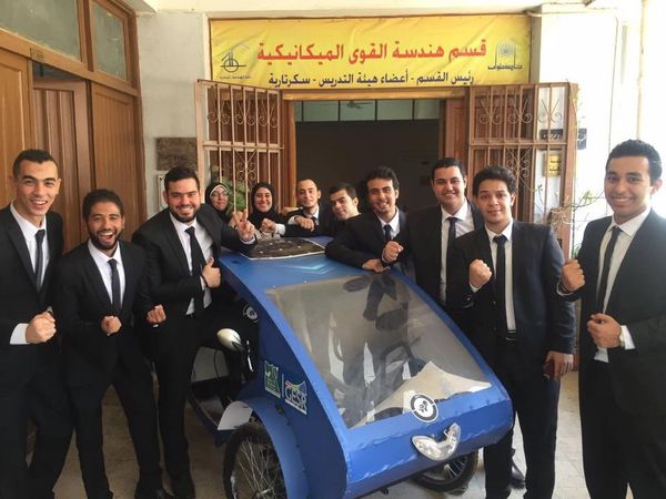 Electric vehicle made by Helwan University students - Sputnik International
