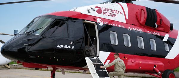 Mi-38-2 Helicopter, MAKS-2017 internatonal airshow in Zhukovsky - Sputnik International