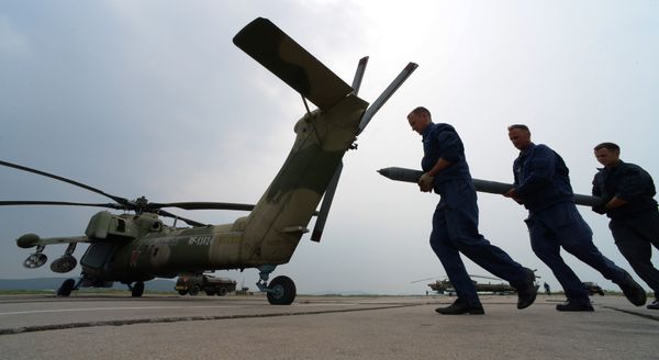 Mi-28 Military Helicopter Crashes in Russia, Two Crew Members Died Mi-28 Military Helicopter Crashes in Russia, Two Crew Members Died - Sputnik International