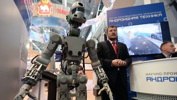 FEDOR (Final Experimental Demonstration Object Research) antropomorphic robot - Sputnik International