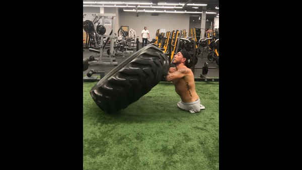Exercising With a 152 lb Tire - Sputnik International