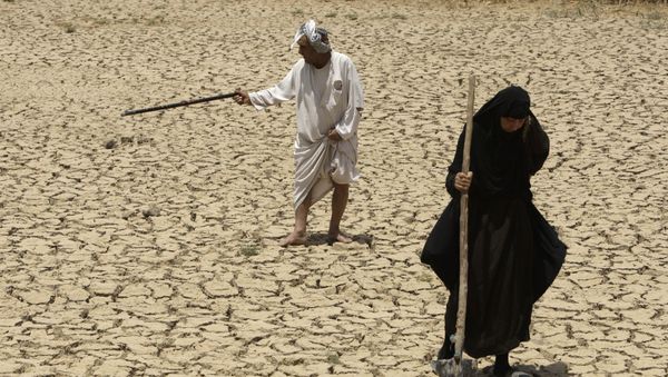 Below-average rainfall and insufficient water in the Euphrates and Tigris rivers - something the Iraqis have blamed on dams in neighboring Turkey and Syria - have left Iraq bone-dry for a second straight year. - Sputnik International