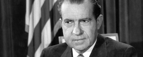 Republican president Richard Nixon about to make a TV address on 23 March 1973. - Sputnik International