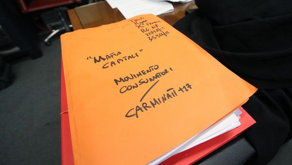 Legal file reading Mafia Capitale on November 5, 2015 at Rome's tribunal, on the opening day of the Mafia Capitale trial, a case related to the alleged infiltration of City Hall by a mafia network. - Sputnik International