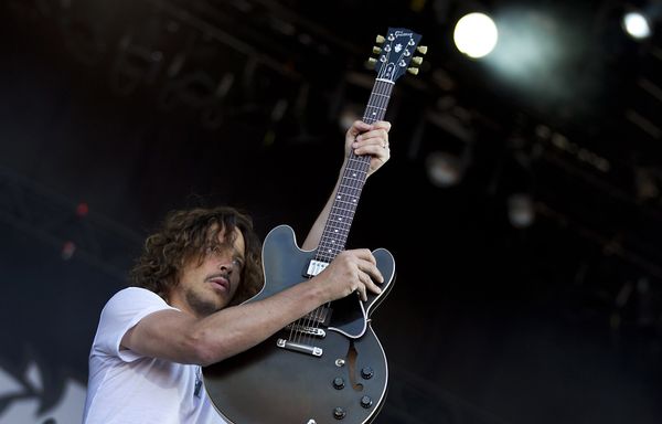 US singer Chris Cornell of US grunge band Soundgarden performs during the first day of the 43rd edition of the Pinkpop Music Festival at Landgraaf, in the south of the Netherlands, on May 27, 2012.  - Sputnik International