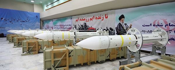 This picture released by the official website of the Iranian Defense Ministry on Saturday, July 22, 2017, shows Sayyad-3 air defense missiles during inauguration of its production line at an undisclosed location, Iran, according to official information released. Sayyad-3 is an upgrade to previous versions of the missile - Sputnik International