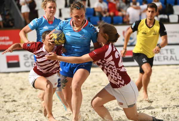 Female Fury: Beach Rugby Tournament in Moscow - Sputnik International