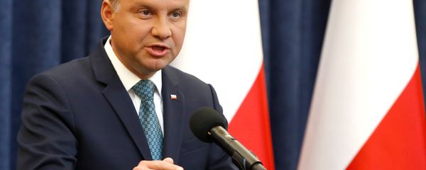 Poland's President Andrzej Duda speaks during his media announcement about Supreme Court legislation at Presidential Palace in Warsaw, Poland, July 24, 2017. - Sputnik International