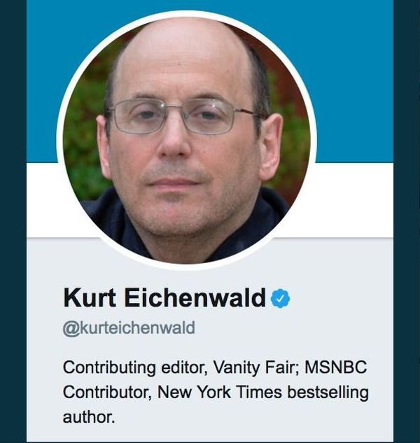 Eichenwald's Updated Twitter Bio - Sputnik International