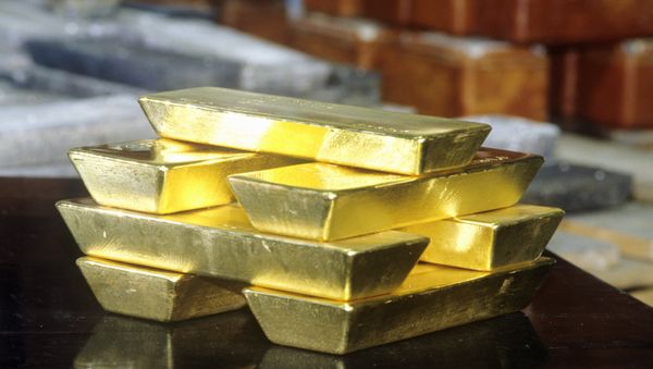 Gold ingots - Sputnik International