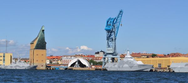 Old mast-crane on Karlskrona shipyard - navy base Old mast-crane on Karlskrona shipyard - navy base - Sputnik International