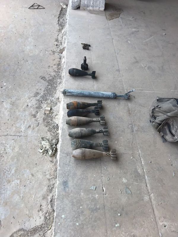 Weapons and ammunition depot of insurgents, in Mosul, Iraq - Sputnik International