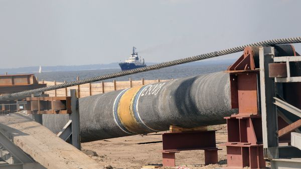 Pipes of the German-Russian Nordstream gas pipeline are seen at the Baltic Sea coast in Lubmin, northern Germany - Sputnik International