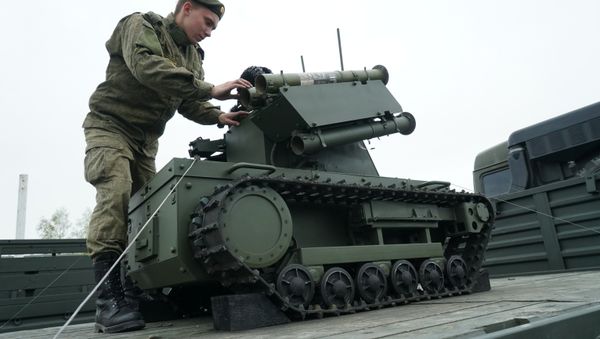 A Platforma-M robotic system of the Baltic Fleet. (File) - Sputnik International
