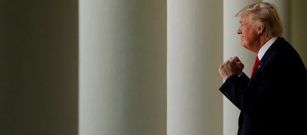 U.S. President Donald Trump departs after his remarks to the American Legion Boys Nation and Auxiliary Girls Nation in the Rose Garden at the White House, U.S. July 26, 2017. - Sputnik International