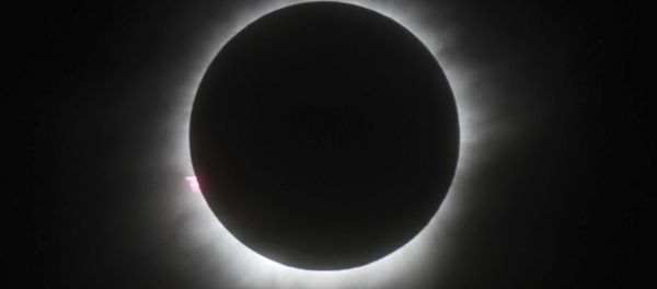 This March 9, 2016 file photo shows a total solar eclipse in Belitung, Indonesia. - Sputnik International
