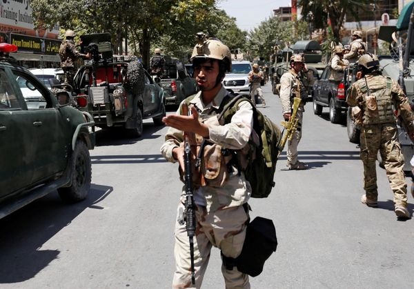 Afghan security forces arrive during gun fire at the site of an attack in Kabul, Afghanistan July 31, 2017 Afghan security forces arrive during gun fire at the site of an attack in Kabul, Afghanistan July 31, 2017 - Sputnik International