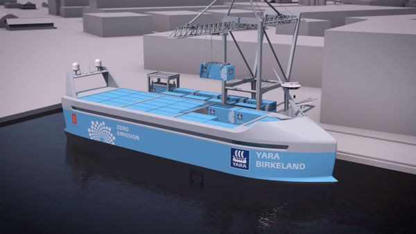 The world's first autonomous, zero emission container ship - Sputnik International