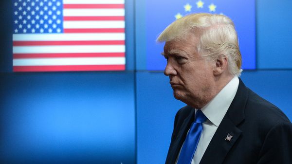US President Donald Trump meets with EU leaders in Brussels US President Donald Trump meets with EU leaders in Brussels - Sputnik International