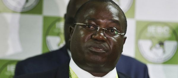 In this photo taken Thursday, July 6, 2017, Christopher Msando, an information technology official for Kenya's electoral commission, speaks at a press conference in Nairobi, Kenya. - Sputnik International