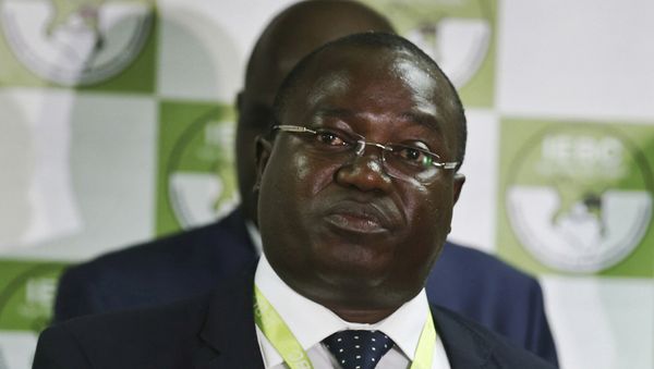 In this photo taken Thursday, July 6, 2017, Christopher Msando, an information technology official for Kenya's electoral commission, speaks at a press conference in Nairobi, Kenya. - Sputnik International