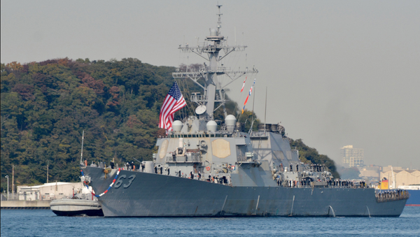 File Photo of the USS Stetham - Sputnik International