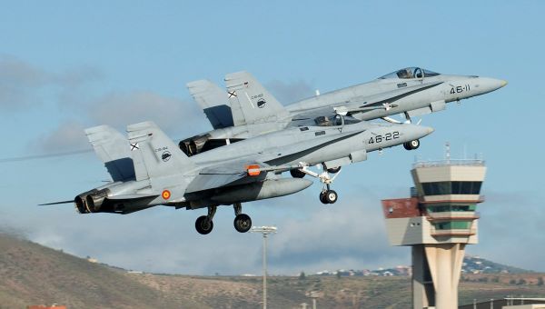 Spanish Air Force's EF-18 - Sputnik International