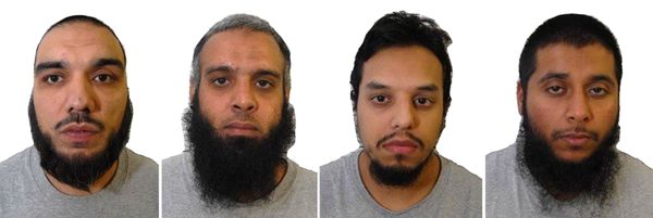 A composite of four undated images issued Wednesday Aug.2, 2017, by Britain's West-Midlands Police, showing left to right: Tahir Aziz, Naweed Ali, Mohibur Rahman and Khobaib Hussain who have been found guilty of preparing terrorist acts, following a partly-secret trial at the Old Bailey in London Wednesday Aug. 2, 2017. A composite of four undated images issued Wednesday Aug.2, 2017, by Britain's West-Midlands Police, showing left to right: Tahir Aziz, Naweed Ali, Mohibur Rahman and Khobaib Hussain who have been found guilty of preparing terrorist acts, following a partly-secret trial at the Old Bailey in London Wednesday Aug. 2, 2017. - Sputnik International